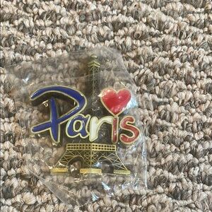 Paris Eiffel Tower Magnet with Heart